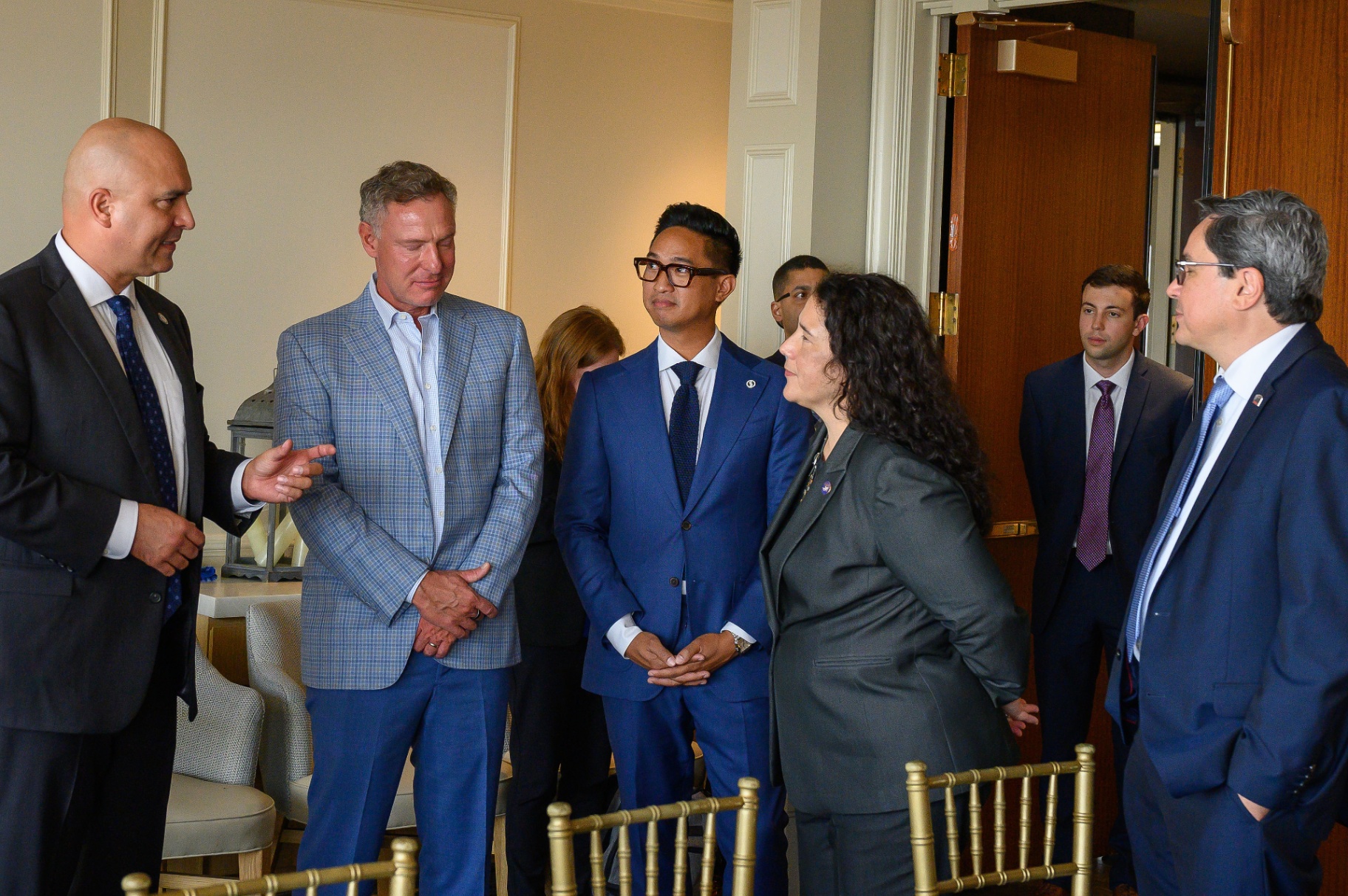 ABASD SBDC professionals networking at a business event